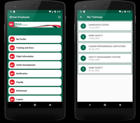Biman Employee App & Back Office Panel. — screenshot 2